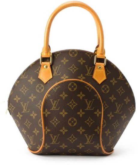 Louis Vuitton Brown Monogram Canvas Ellipse Pm Vintage Top Handle Bag in Brown | Lyst