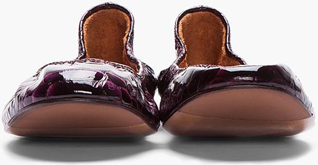 plum colored flats