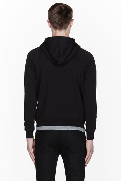 yves saint laurent black hoodie