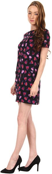 Marc By Marc Jacobs Blanche Floral Jersey Dress in Floral (navy)