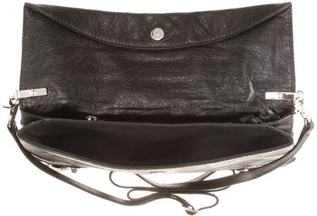 balenciaga envelope clutch with strap