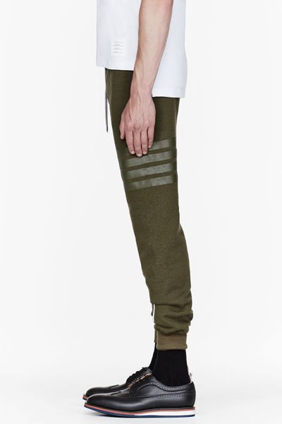 green drawstring pants