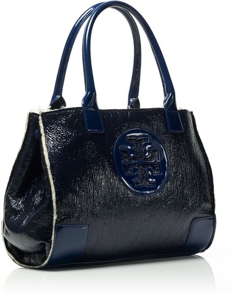 tory burch ella mini patent tote