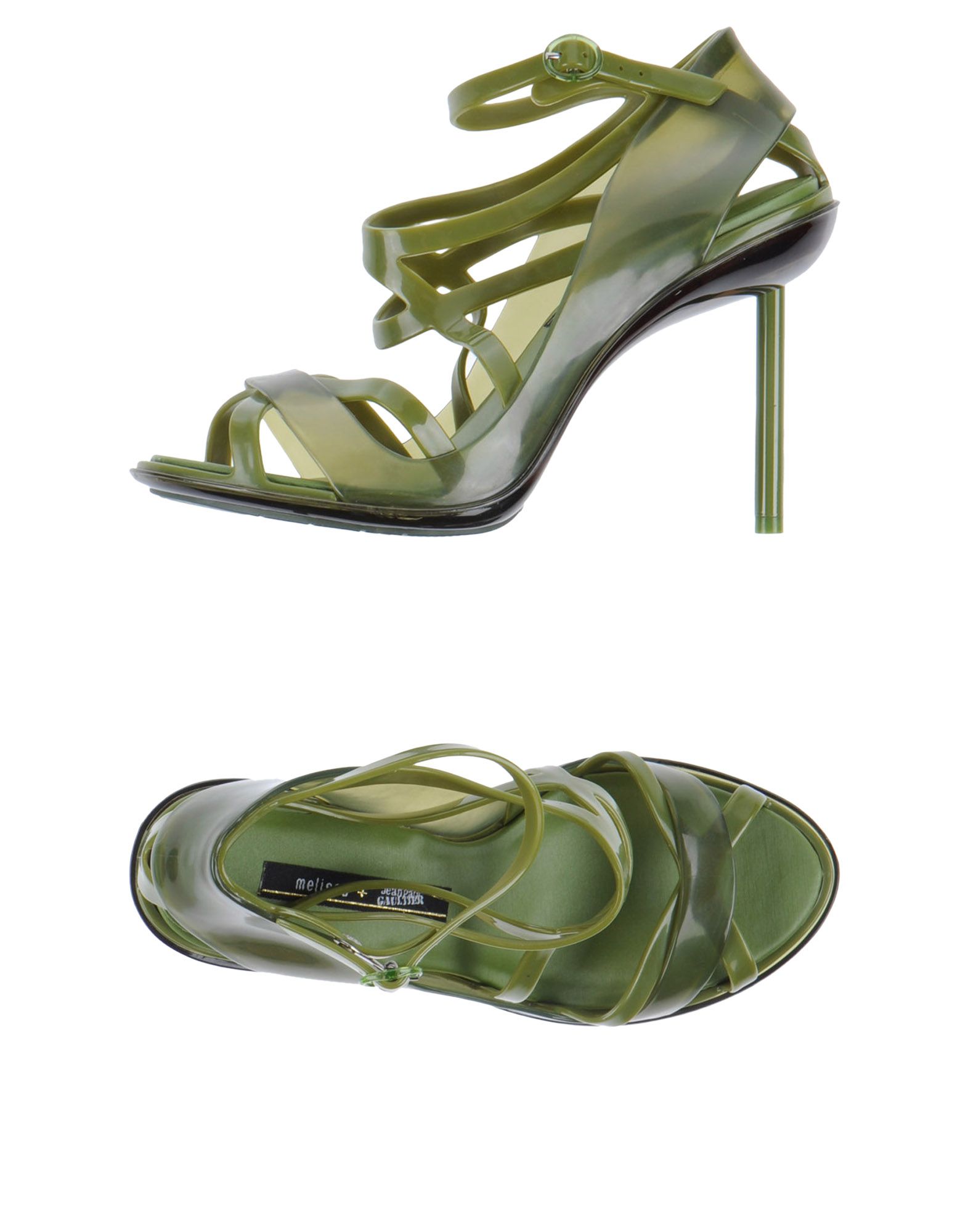 Melissa + Jean Paul Gaultier Sandals in Green | Lyst