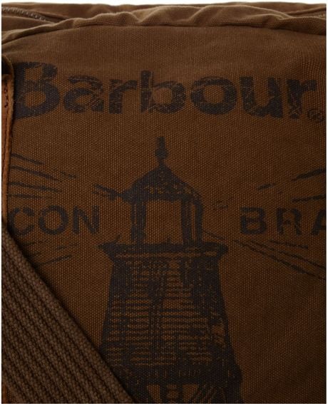 barbour canvas holdall