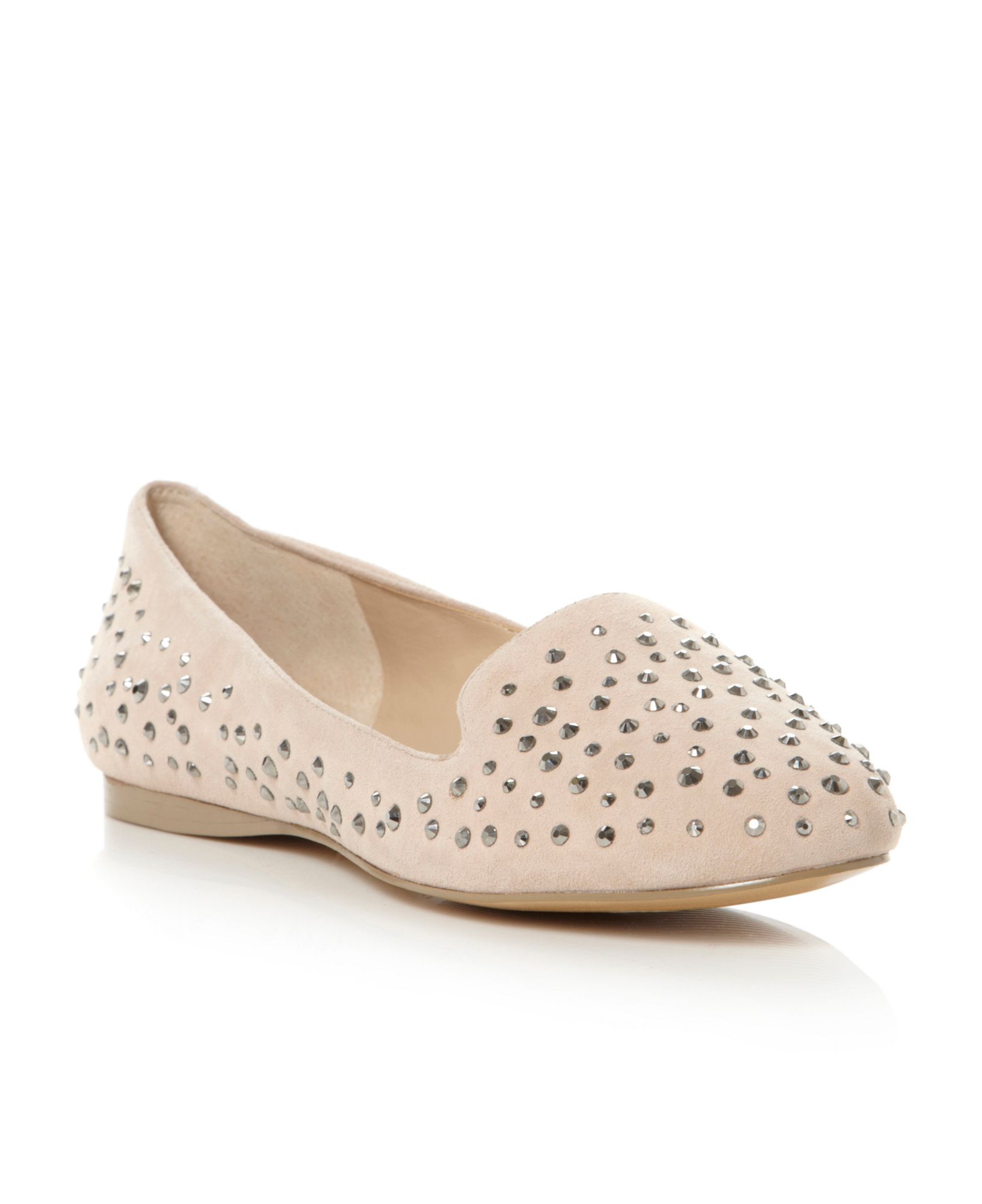 Dune Lizzi Diamante Loafer Shoes in Brown (Blonde) Lyst