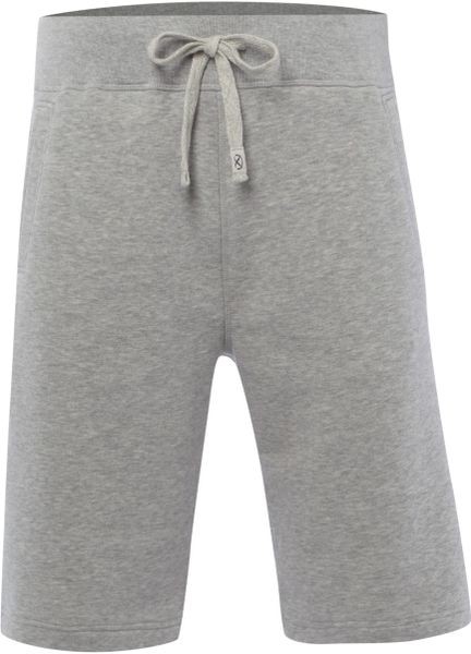 mens grey sweatshorts