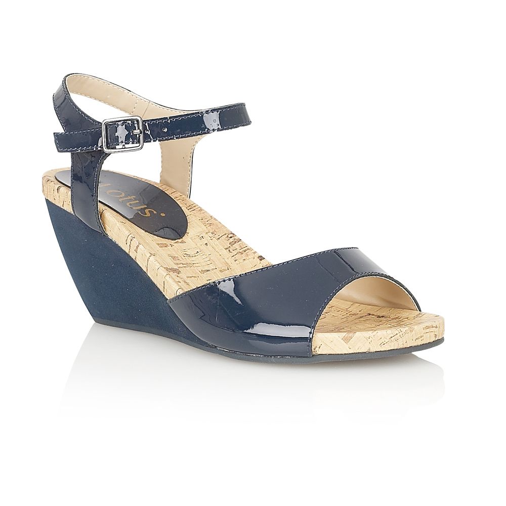 Lotus Crystelle Casual Shoes in Blue (Navy) | Lyst