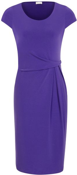 Minuet Petite Purple Jersey Dress in Purple