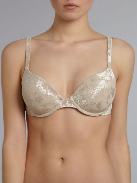 Triumph Body Make Up Lace Whp Bra In Beige Nude Lyst