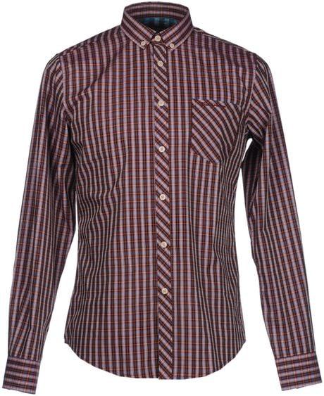 ben sherman brown shirt