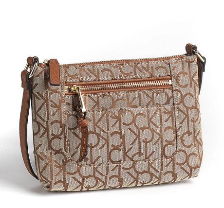 ck monogram crossbody bag