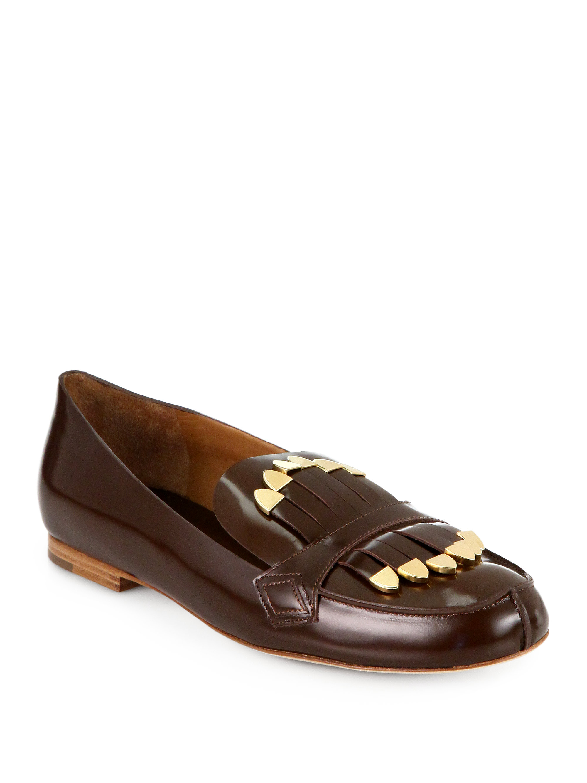 women's dark brown loafers