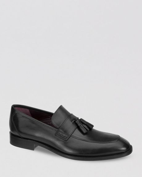 Johnston  Murphy Carlock Tassel Loafers in Black for Men | Lyst