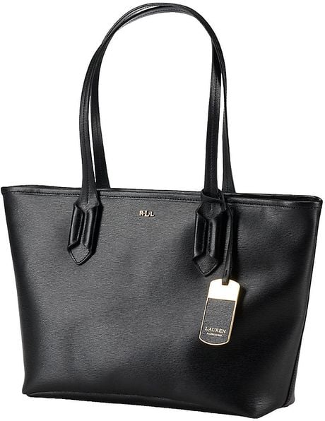 ralph lauren black shopper bag