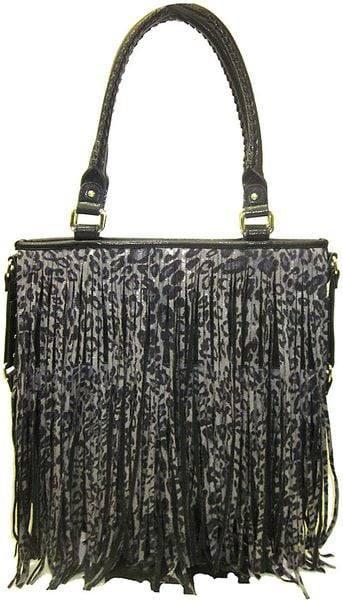 steve madden leopard tote