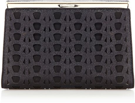 karen millen gold clutch