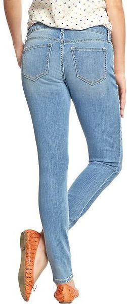 Old Navy The Rockstar Super Skinny Jeans in Blue (Glacier) | Lyst