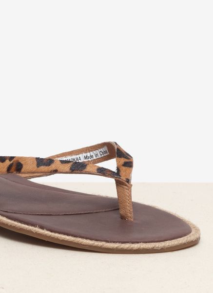 Ugg Allaria Leopard Sandals in Brown (Animal Print) | Lyst