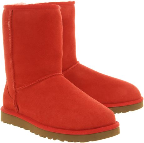 orange and brown uggs