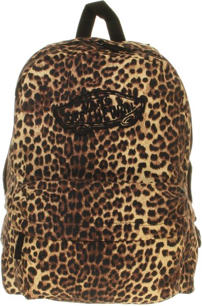 Vans Realm Backpack In Animal For Men (leopard) 