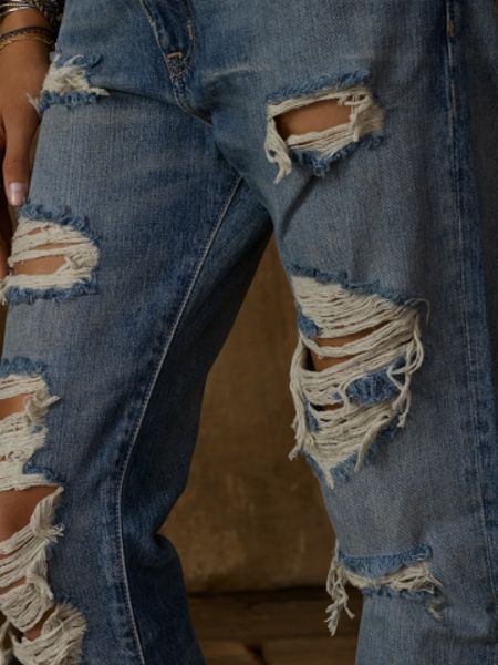 polo ralph lauren ripped jeans