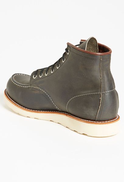red wing moc toe charcoal