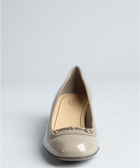 gray patent heels