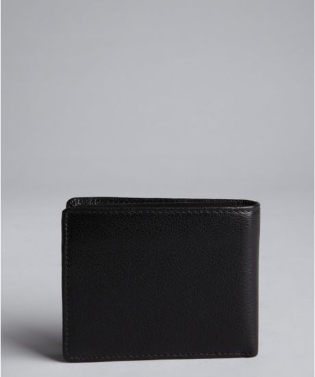 Hugo Boss Black Leather Bi Fold Wallet And Card Holder Set In Black For Men Lyst 7898