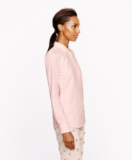 coral oxford shirt