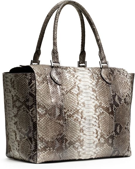 michael kors python tote