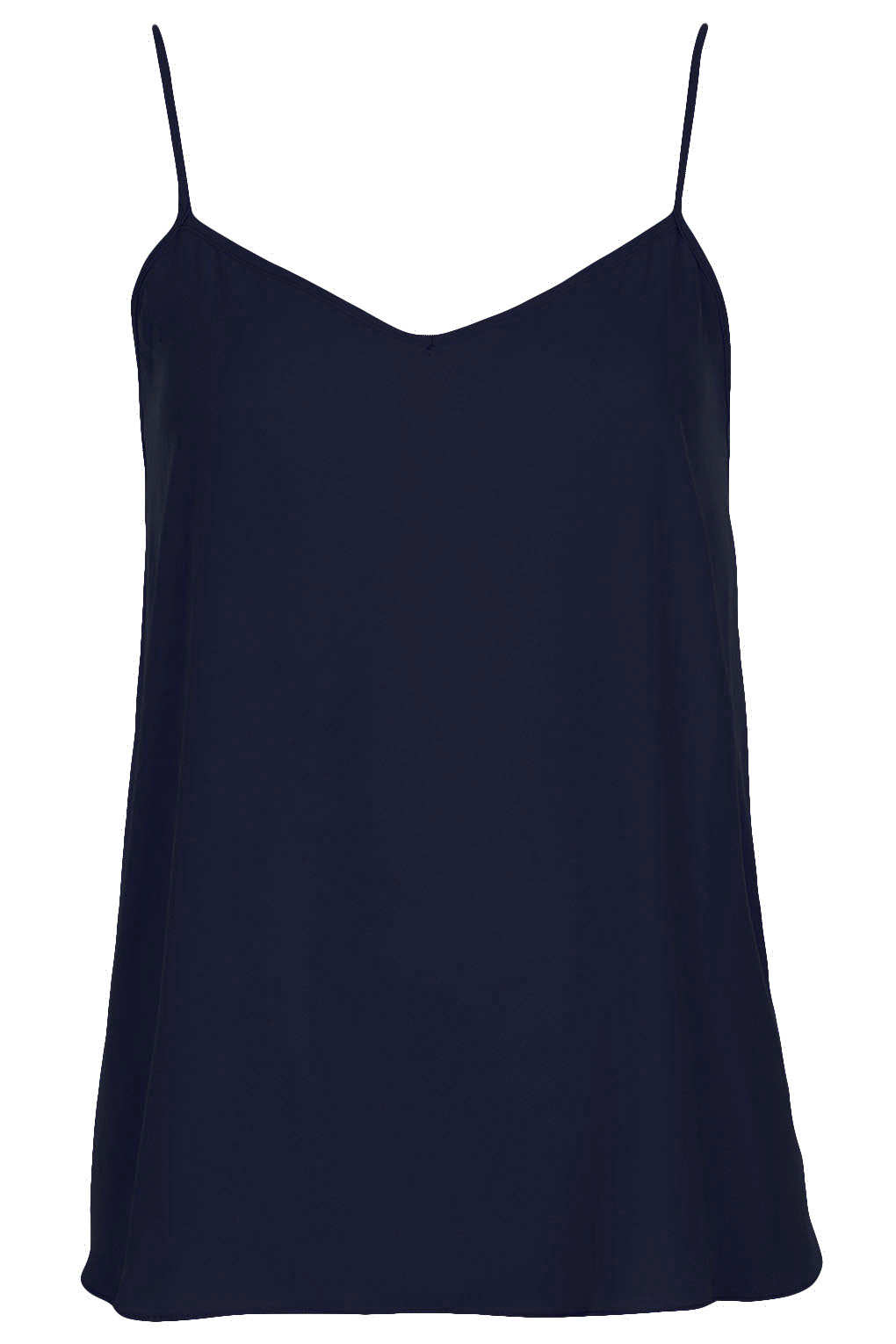 Strappy V Neck Cami in Blue (NAVY BLUE) Lyst