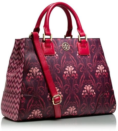 tory burch robinson triangle tote