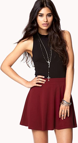 Forever 21 Easy Mock Turtleneck Top in Gray (BLACK) | Lyst