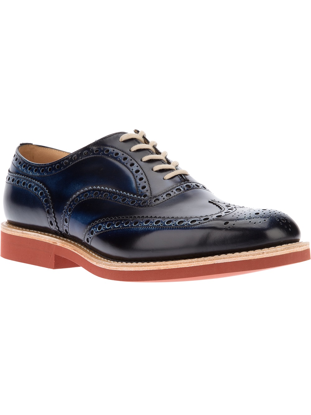 Church�s Downish Brogue Shoe in Blue for Men (navy) Lyst
