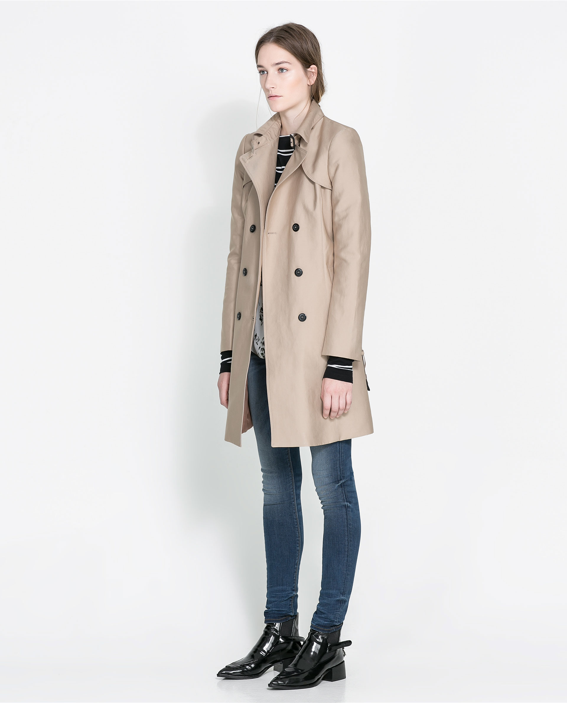 raincoat zara woman