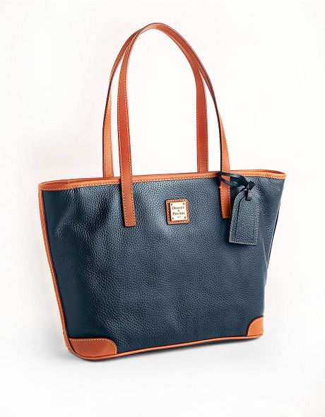 dooney leather tote