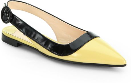 bicolor slingback