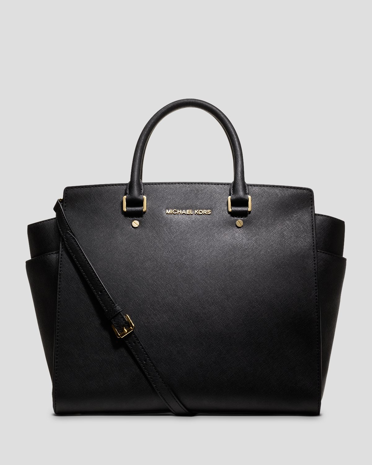 michael kors selma large black