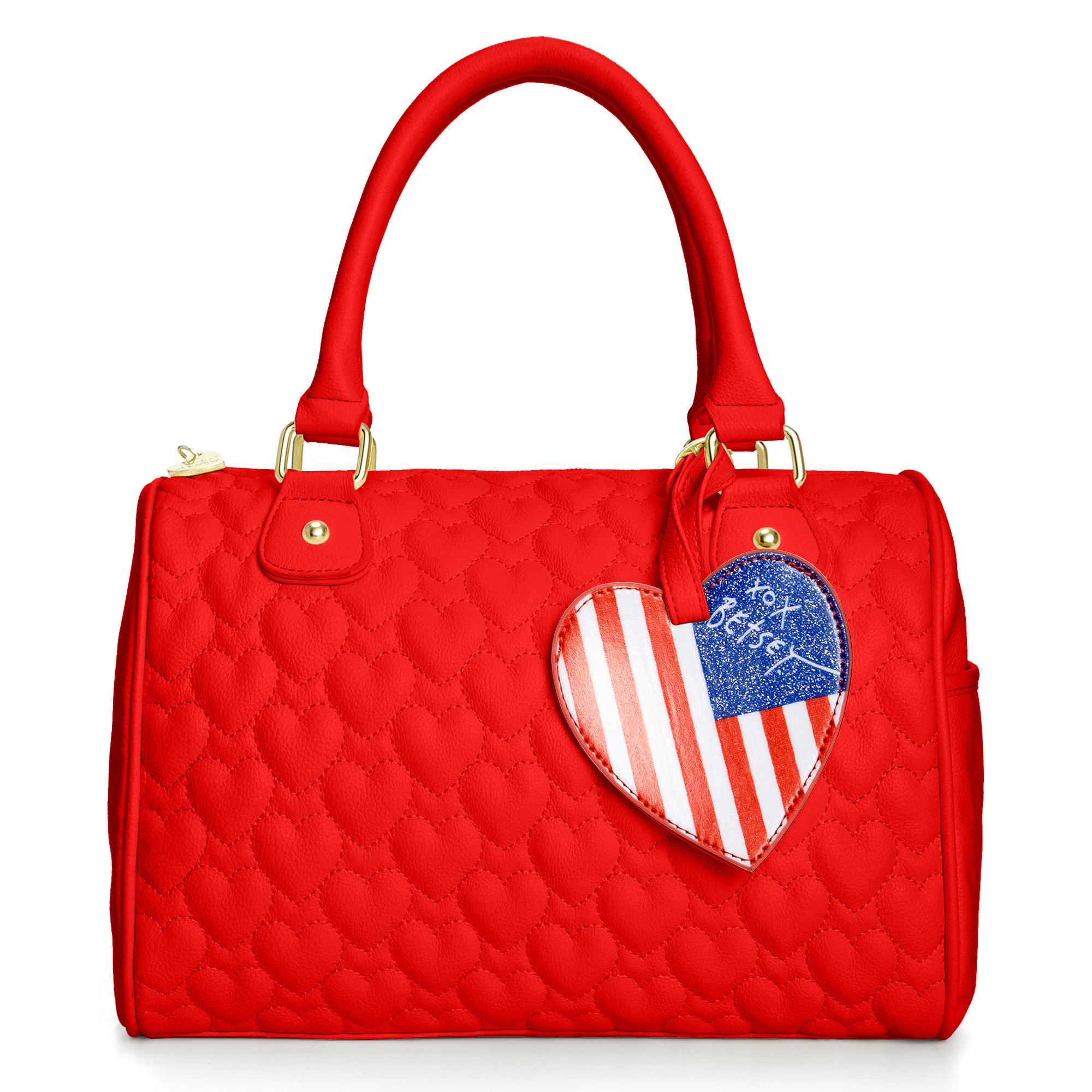 betsey johnson quilted tote