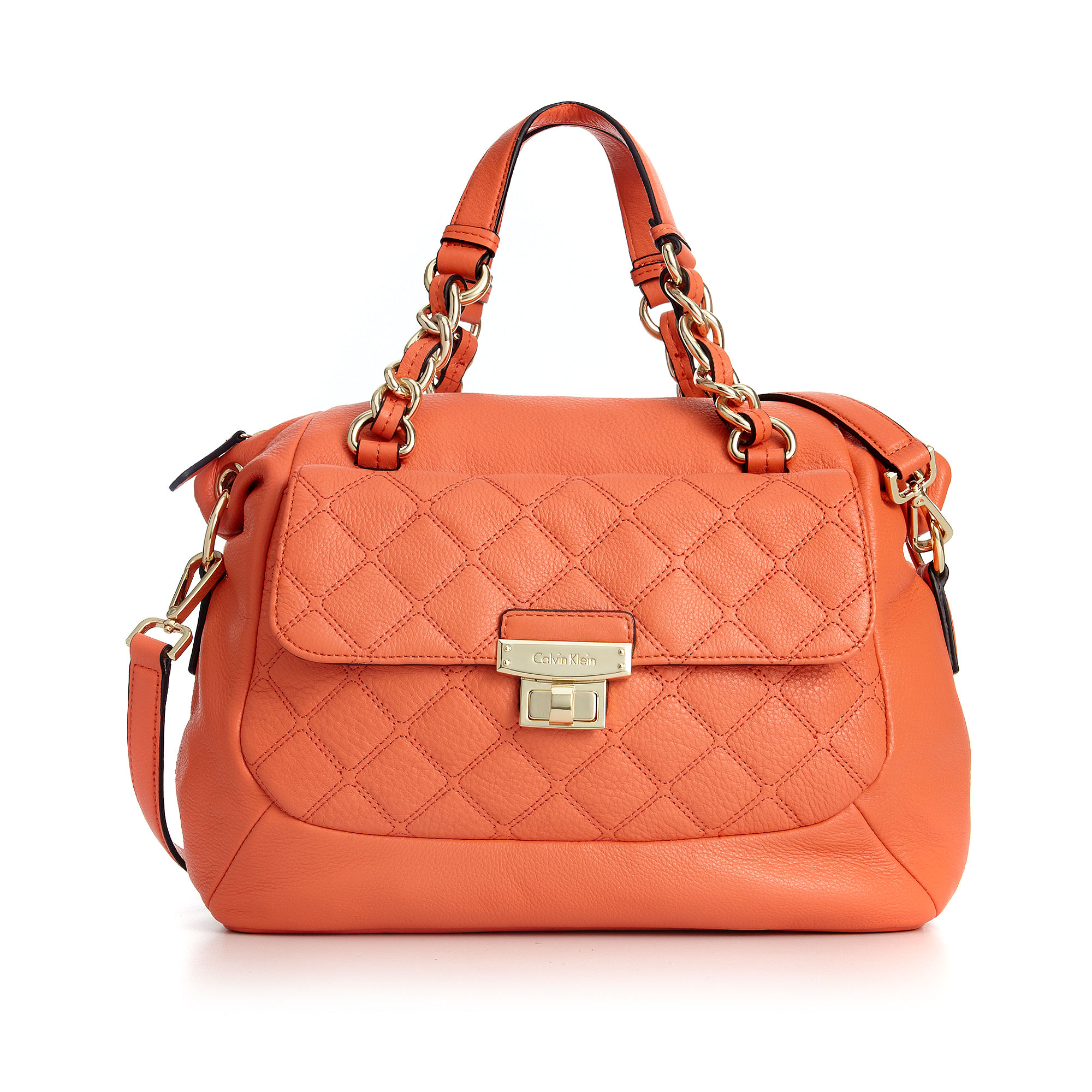 calvin klein quilted tote bag