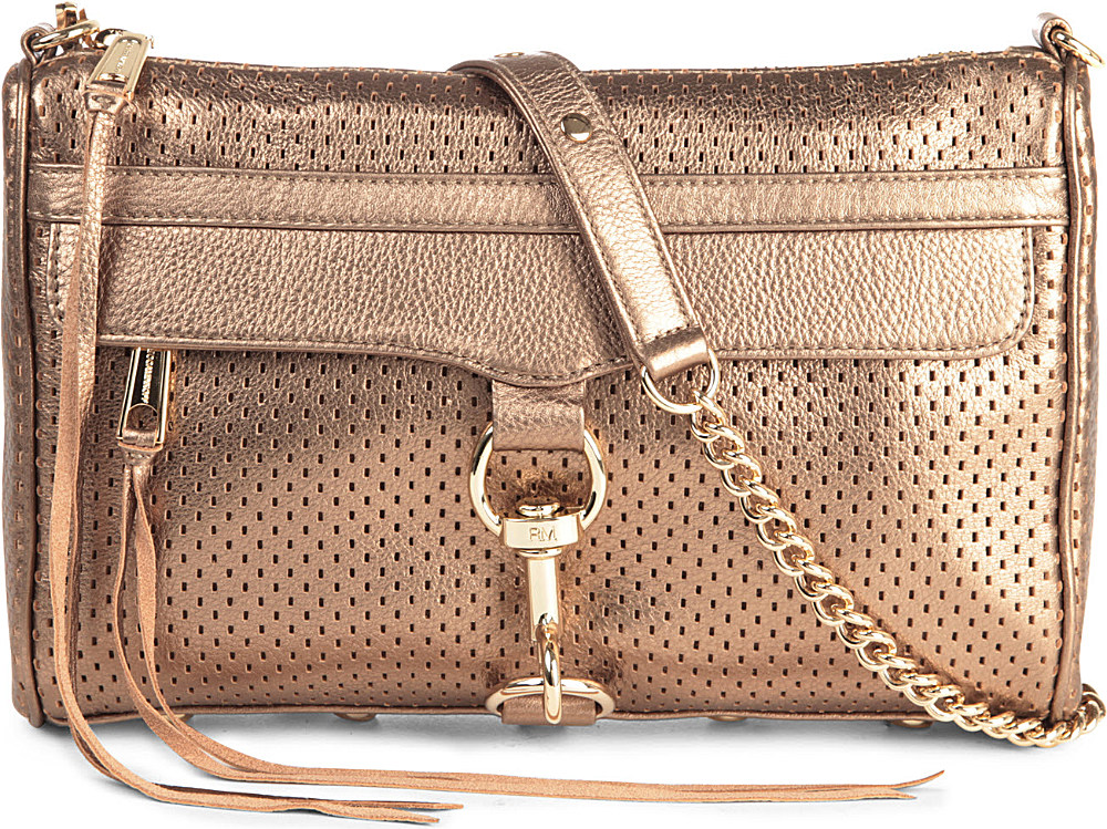 rebecca minkoff gold clutch