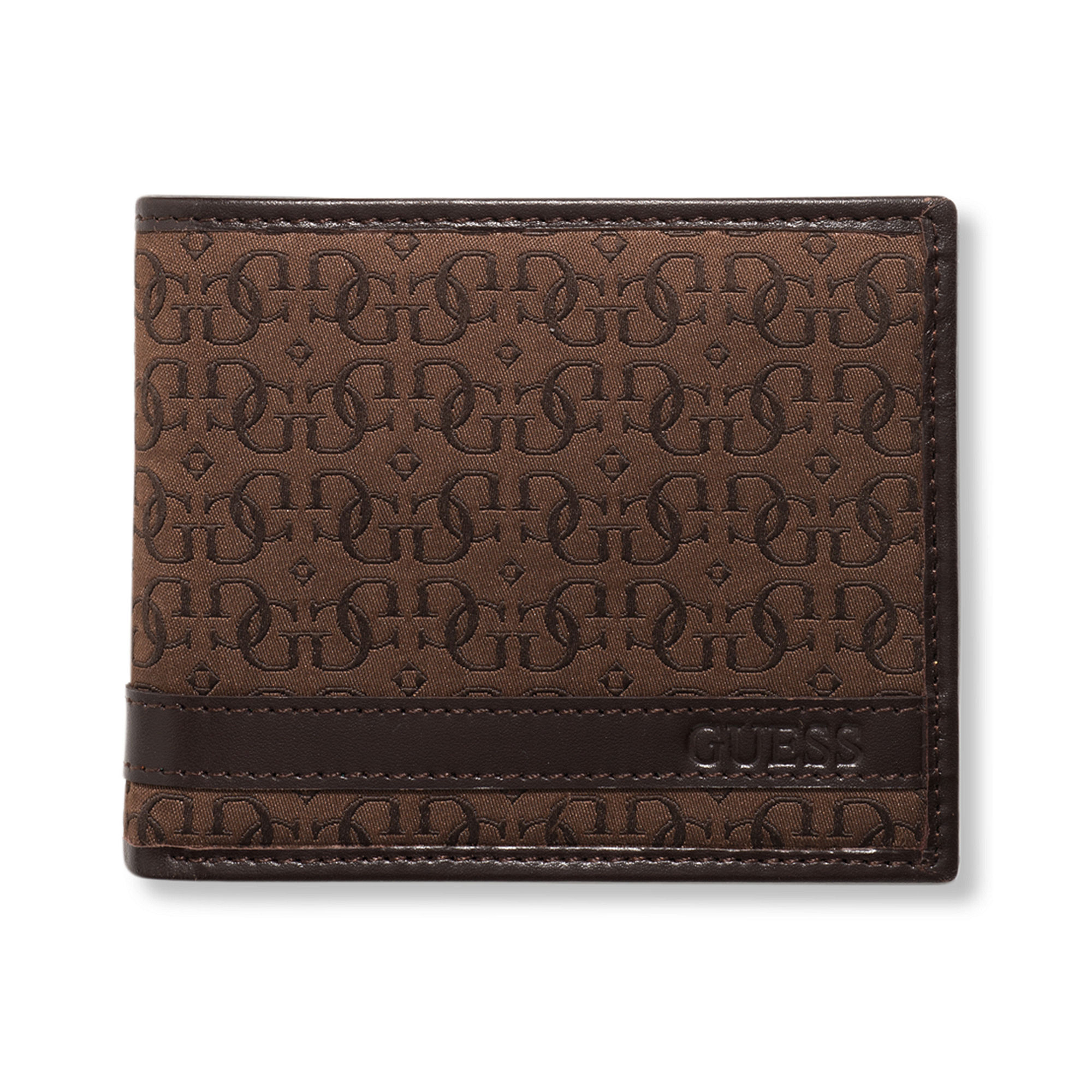 guess taupe wallet