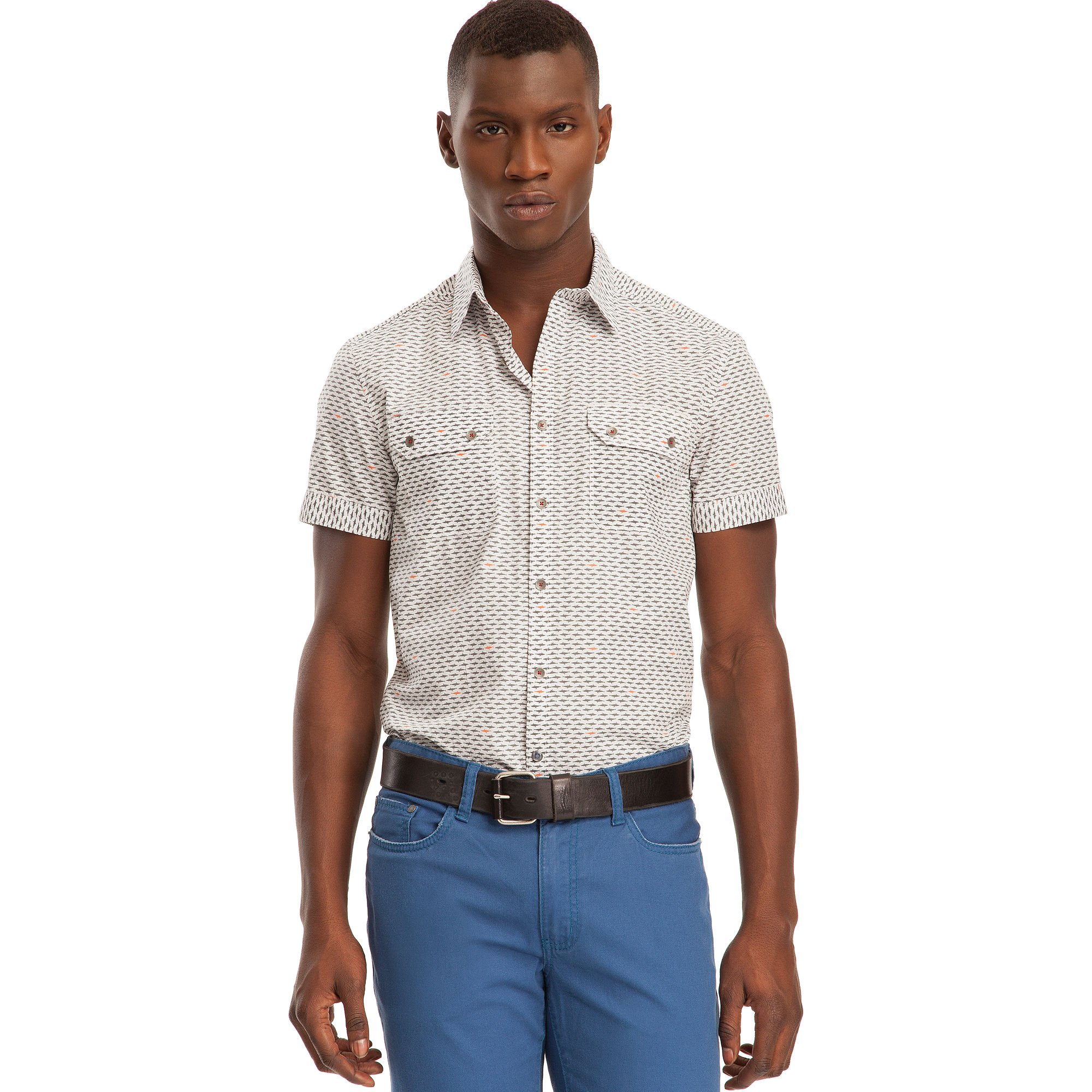 kenneth cole reaction short sleeve shirt