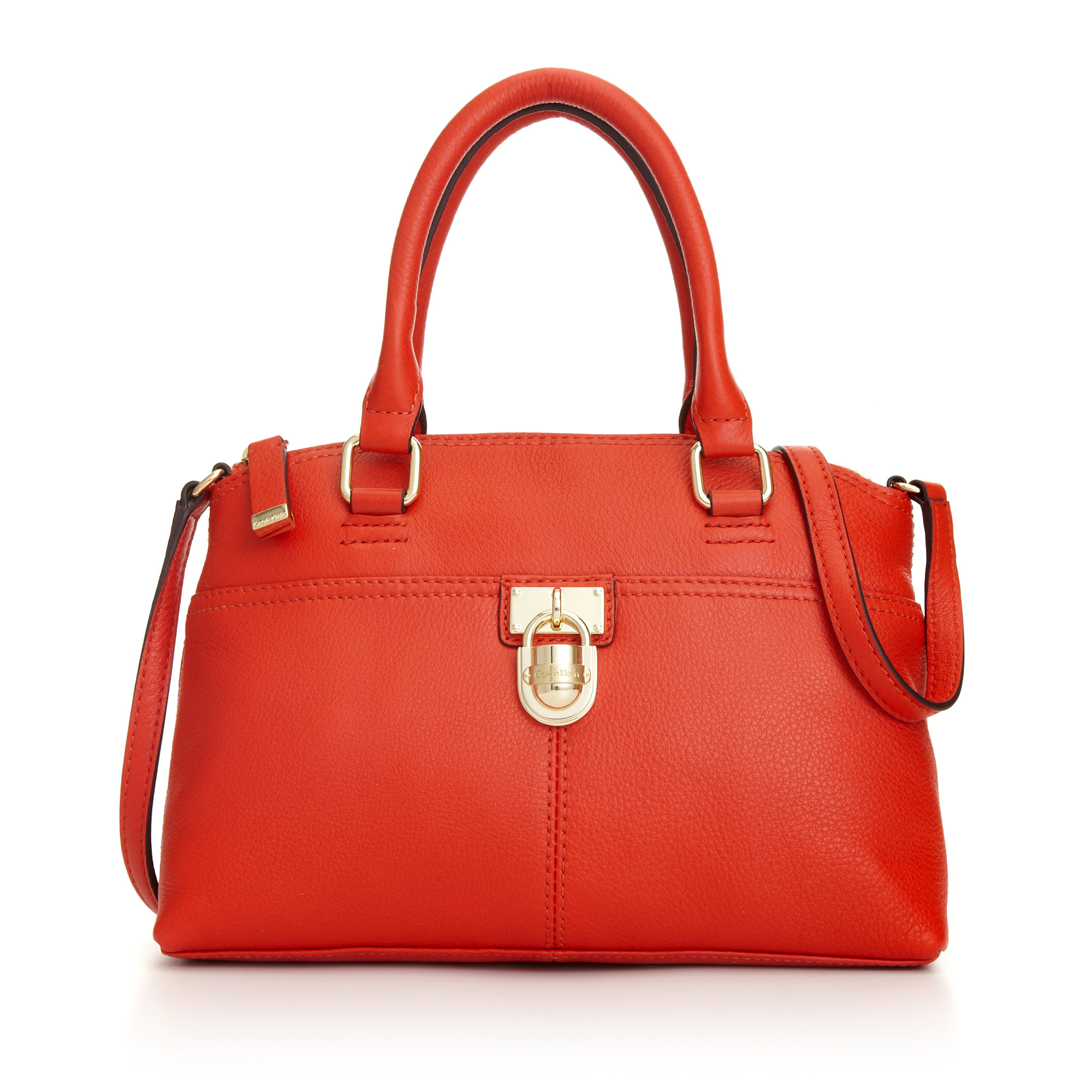 calvin klein orange handbag