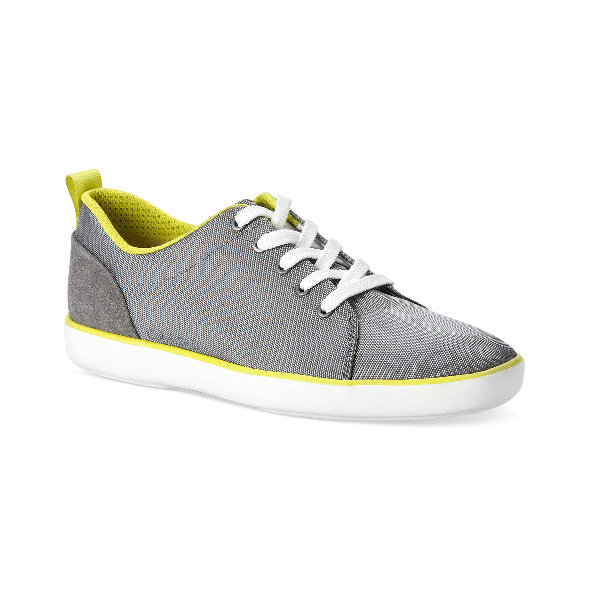 calvin klein green trainers
