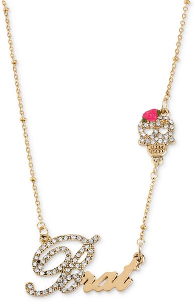  - betsey-johnson-no-color-antique-goldtone-crystal-brat-pendant-necklace-product-1-12661249-919811661_large_flex