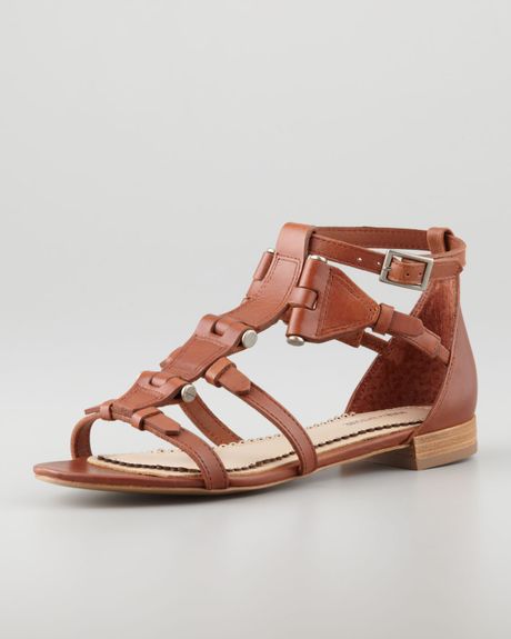 ... Victoire Eleni Hinged Gladiator Sandal Cognac in Brown (COGNAC) - Lyst ... Victoire Eleni Hinged Gladiator Sandal Cognac in Brown (COGNAC) - Lyst