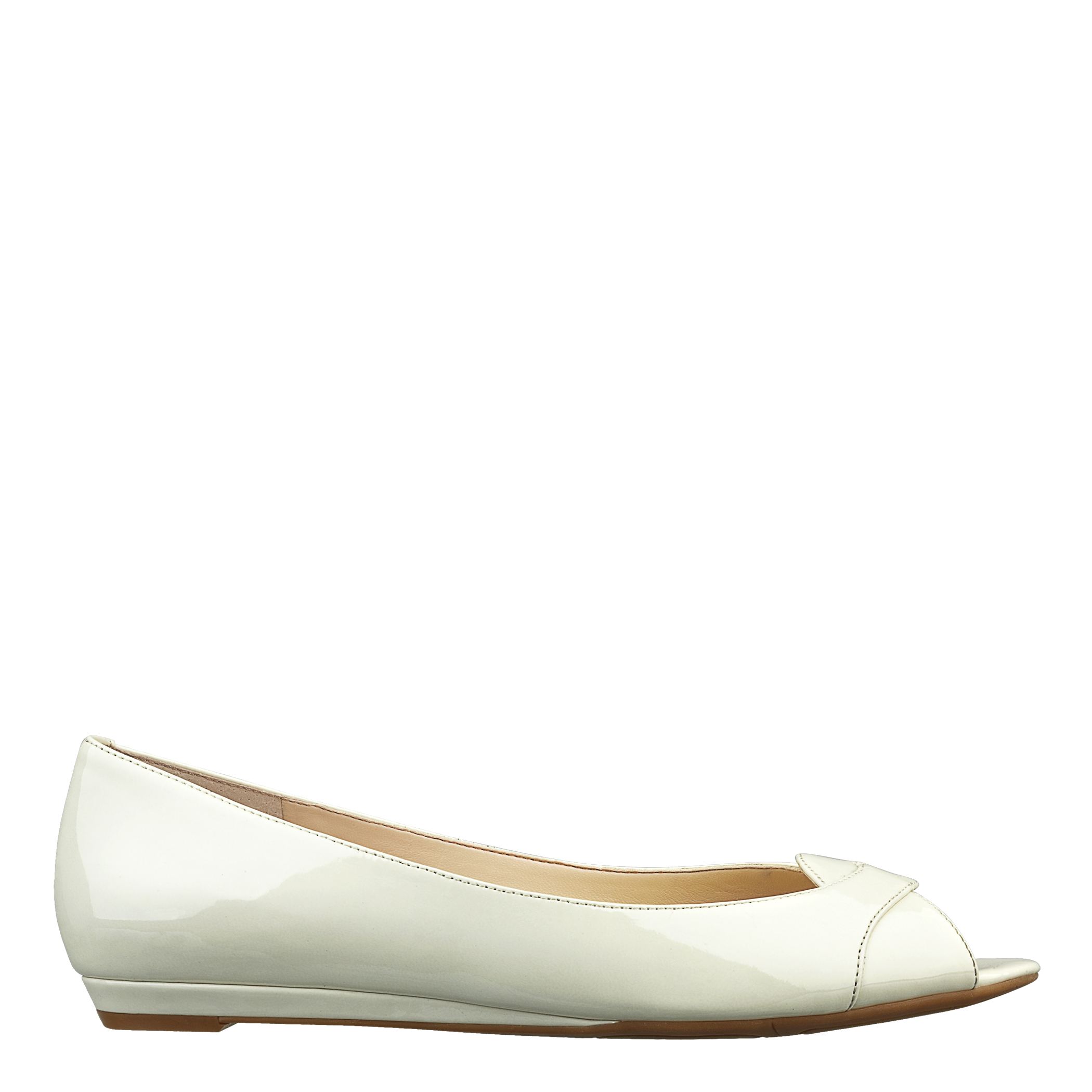 wide width peep toe flats