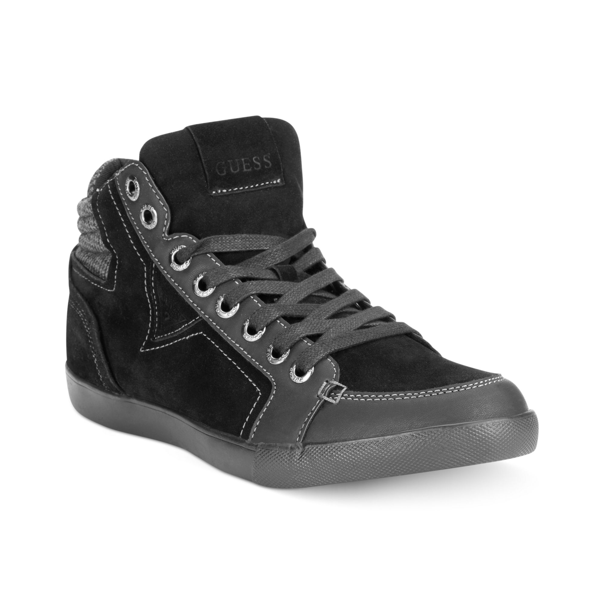 Guess Mens Shoes Jaque Sneakers in Black for Men | Lyst